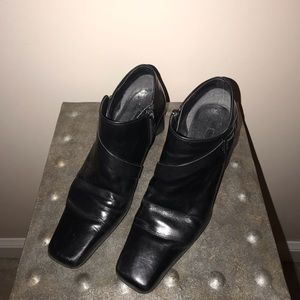 enzo angiolini black shoe booty size 6